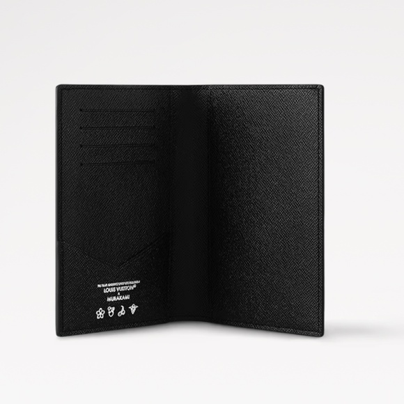 NWT Louis Vuitton Murakami 20th Anniversary LV x TM Passport Cover Black - Picture 6 of 6